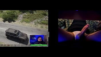 Play Twitch streamer sneakily strokes his hard throbbing dick live on stream