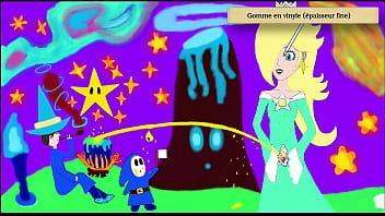 play Rosalina está destrozando a una bruja azul y a un tímido con su pis