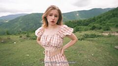 Reproducir Sassy Stephusster's Probidden Woods Romp: Turn-Flened Deep Gargage & Wet Panty Striptease
