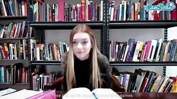 Play Amateur college teen masturbates on cam during study hall