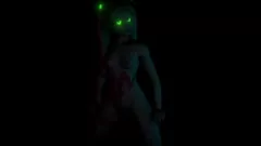 play Rebecca's Edgerunners Dance: Juicy Young Teen Strips in 3D Cyberpunk World