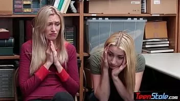 Odtwórz Blond nastolatka Sierra Nicole próbowała uratować swoją macochę na wielkim kutasie gliniarzy